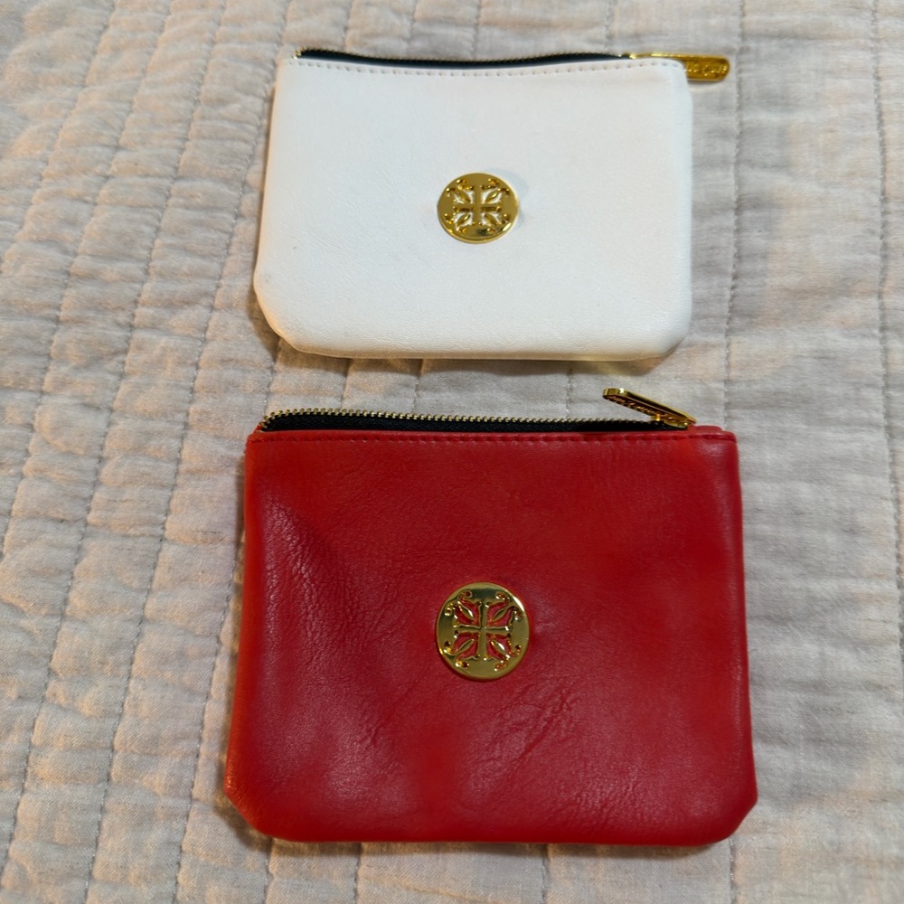 Set of 2 Rustic Cuff Coin Purses pick your colors